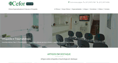 Desktop Screenshot of cefor.com.br